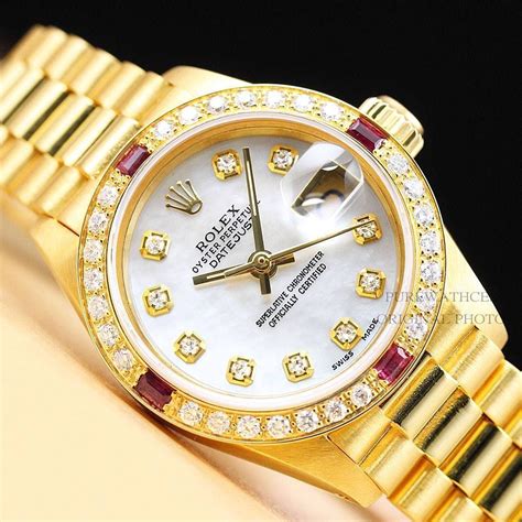 ladies gold rolex small|ladies gold rolex for sale.